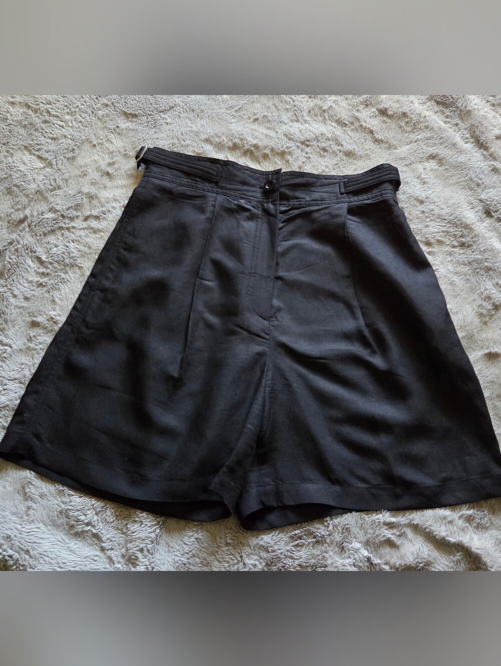 COS Black High-Waist Bermuda Shorts 12